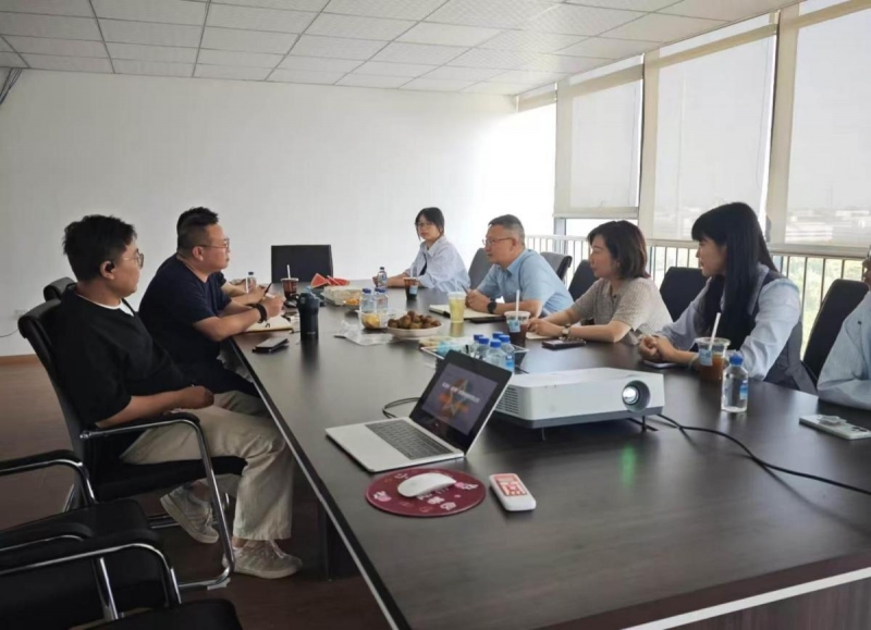 数字财贸学院赴星诺安公司访企拓岗 共建直播电商实践基地精准对接主播需求